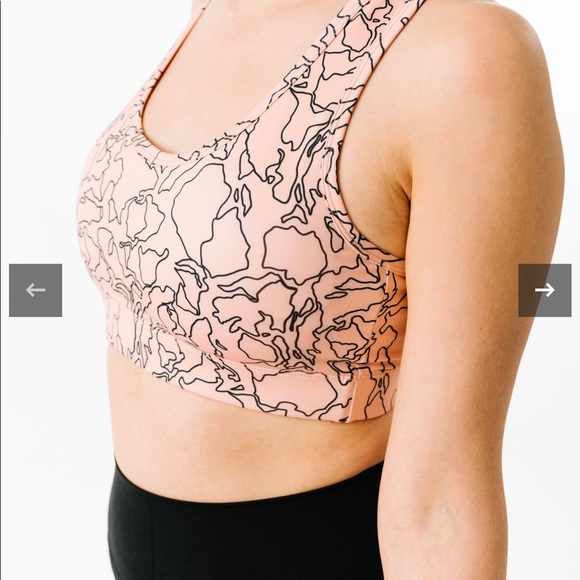 ZYIA Other - ZYIA Peach TOPO Bomber Bra RC